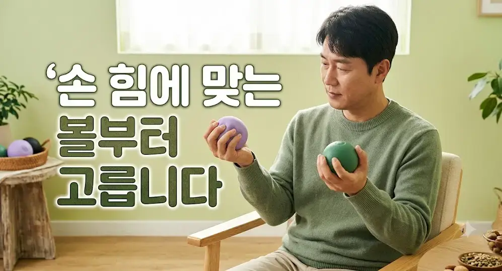 그립볼과 악력볼 차이