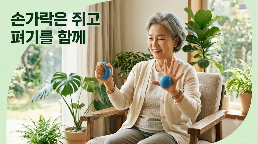 그립볼-손가락은 쥐고 펴기를 함께